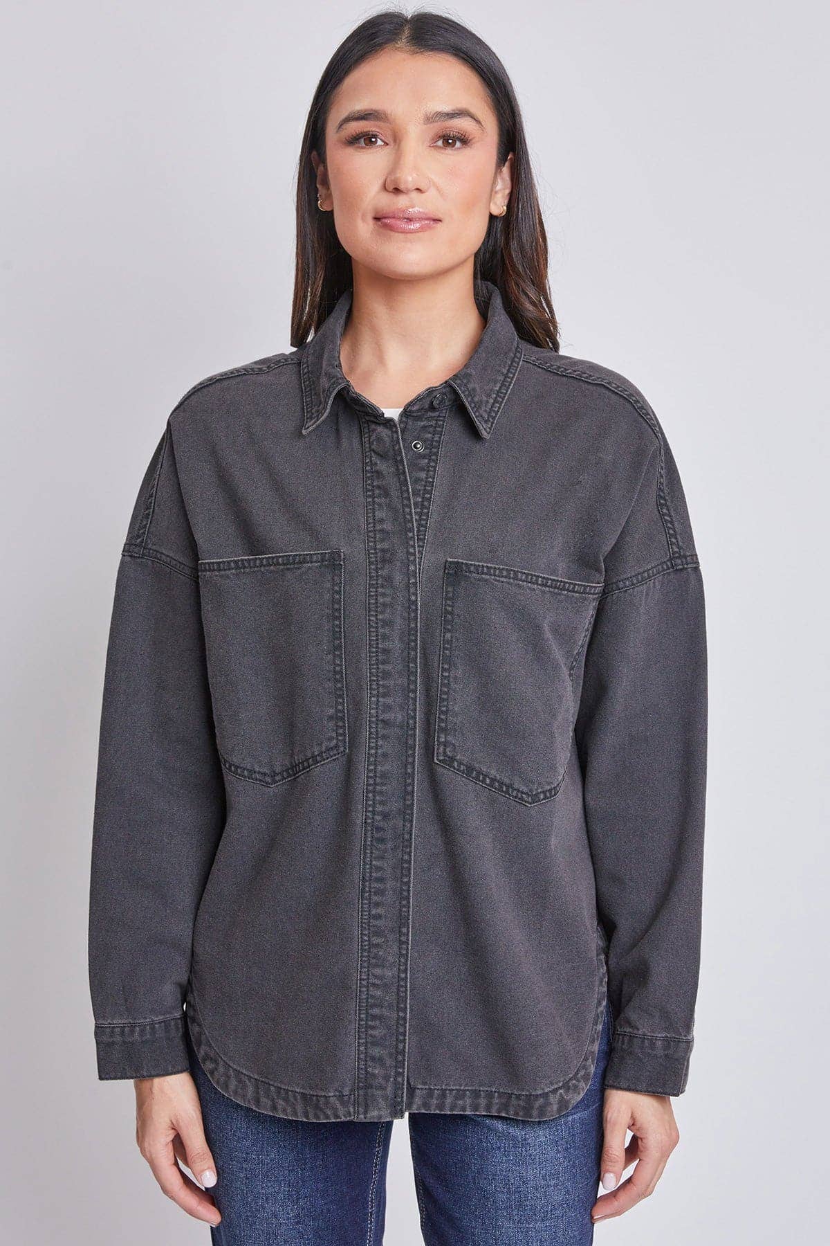 Patch Pocket Oversized Shacket