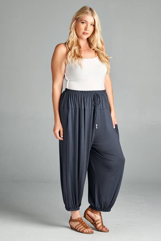 Curvy Jogger Jersey Pants