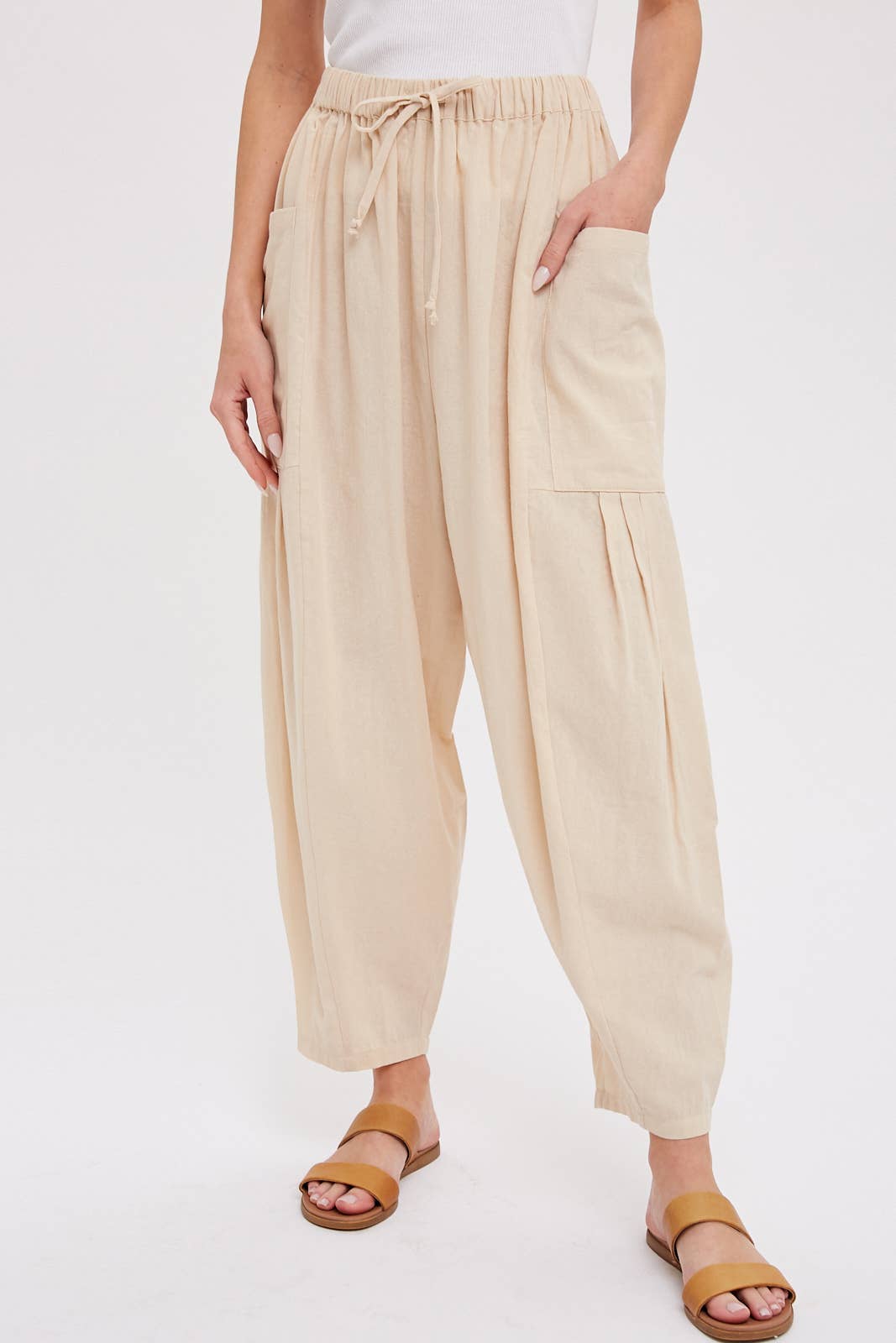 EFFORTLESS HAREM PANTS