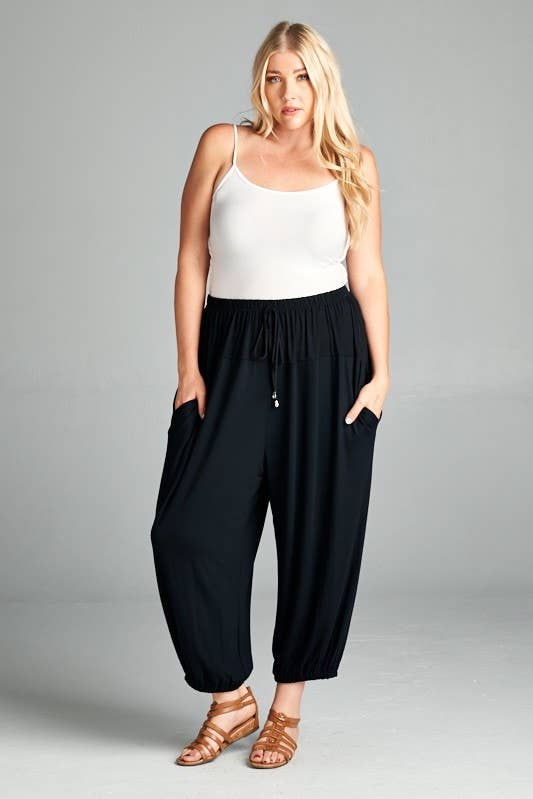 Curvy Jogger Jersey Pants