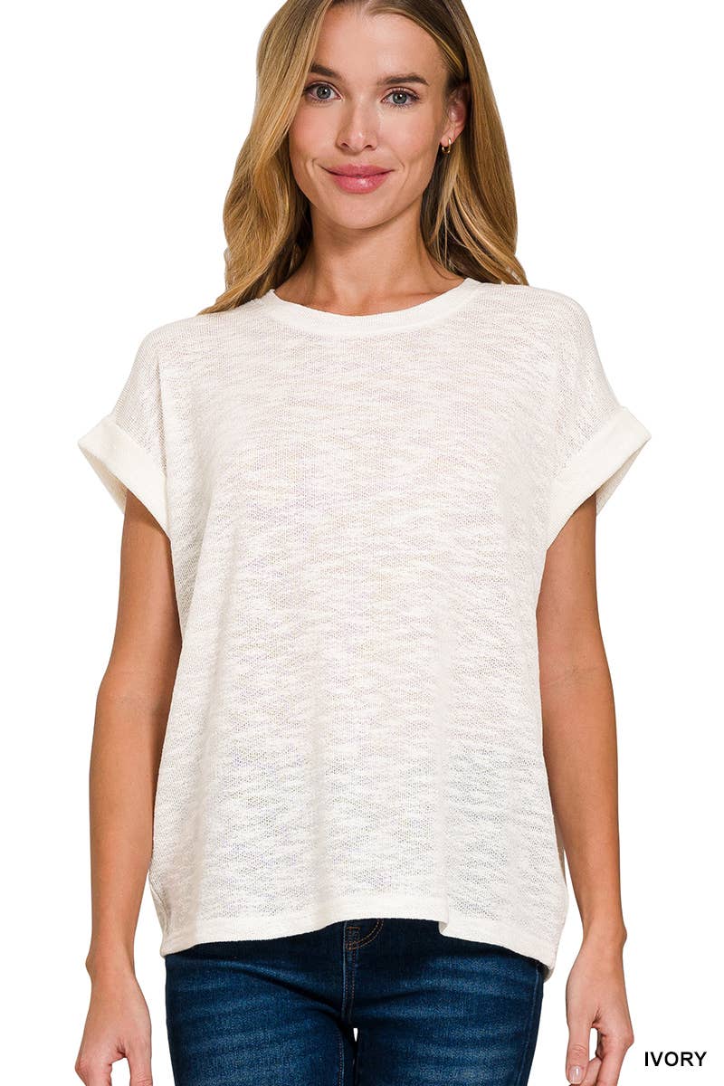 Slub Lightweight Sweater
