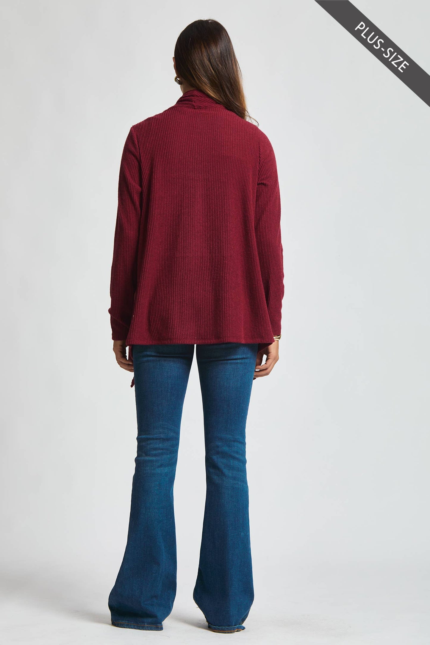 Curvy Wrap Top w/ Button