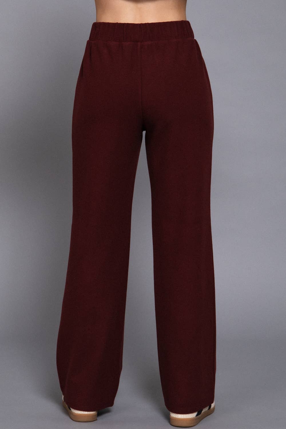 Elastic Waist Soft Knit Pants