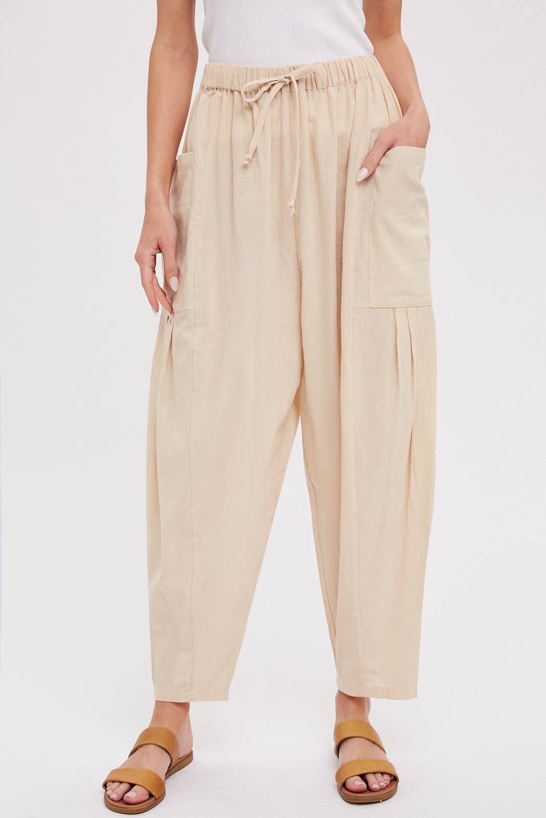 EFFORTLESS HAREM PANTS