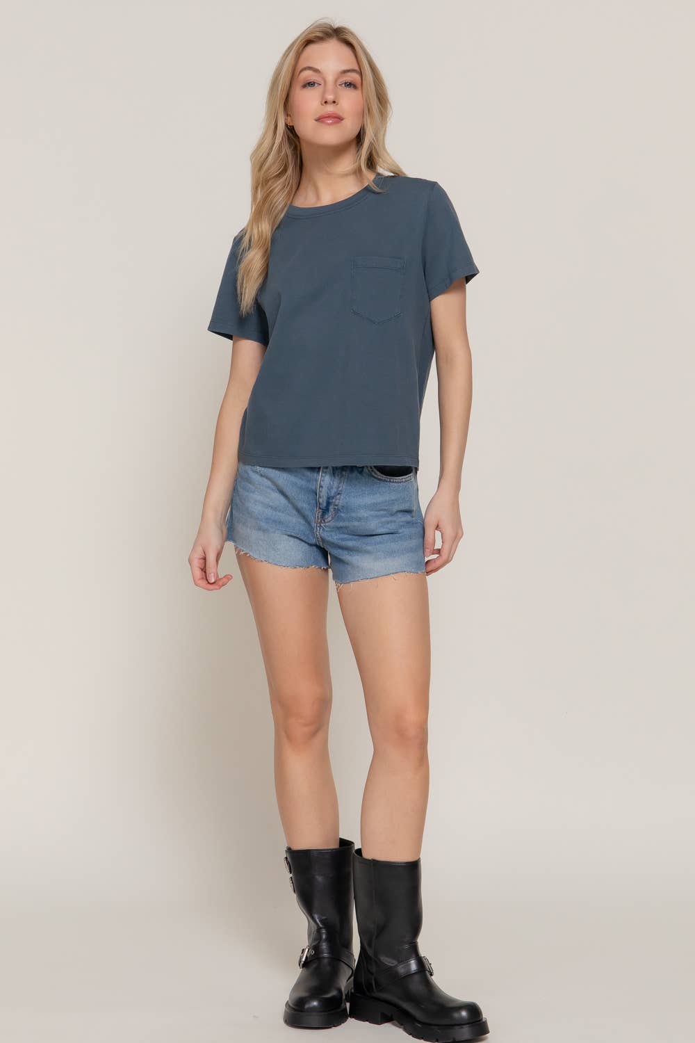 Garment Dye Pocket Tee