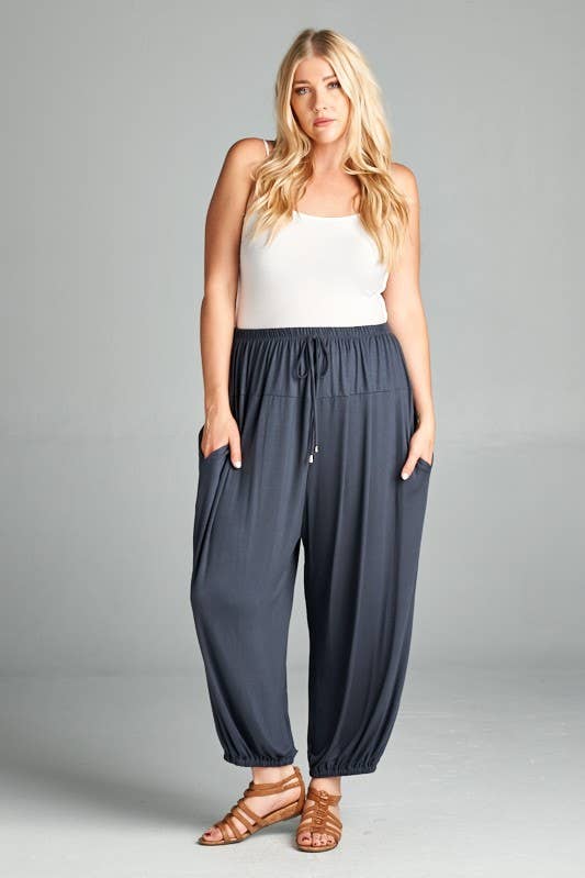 Curvy Jogger Jersey Pants