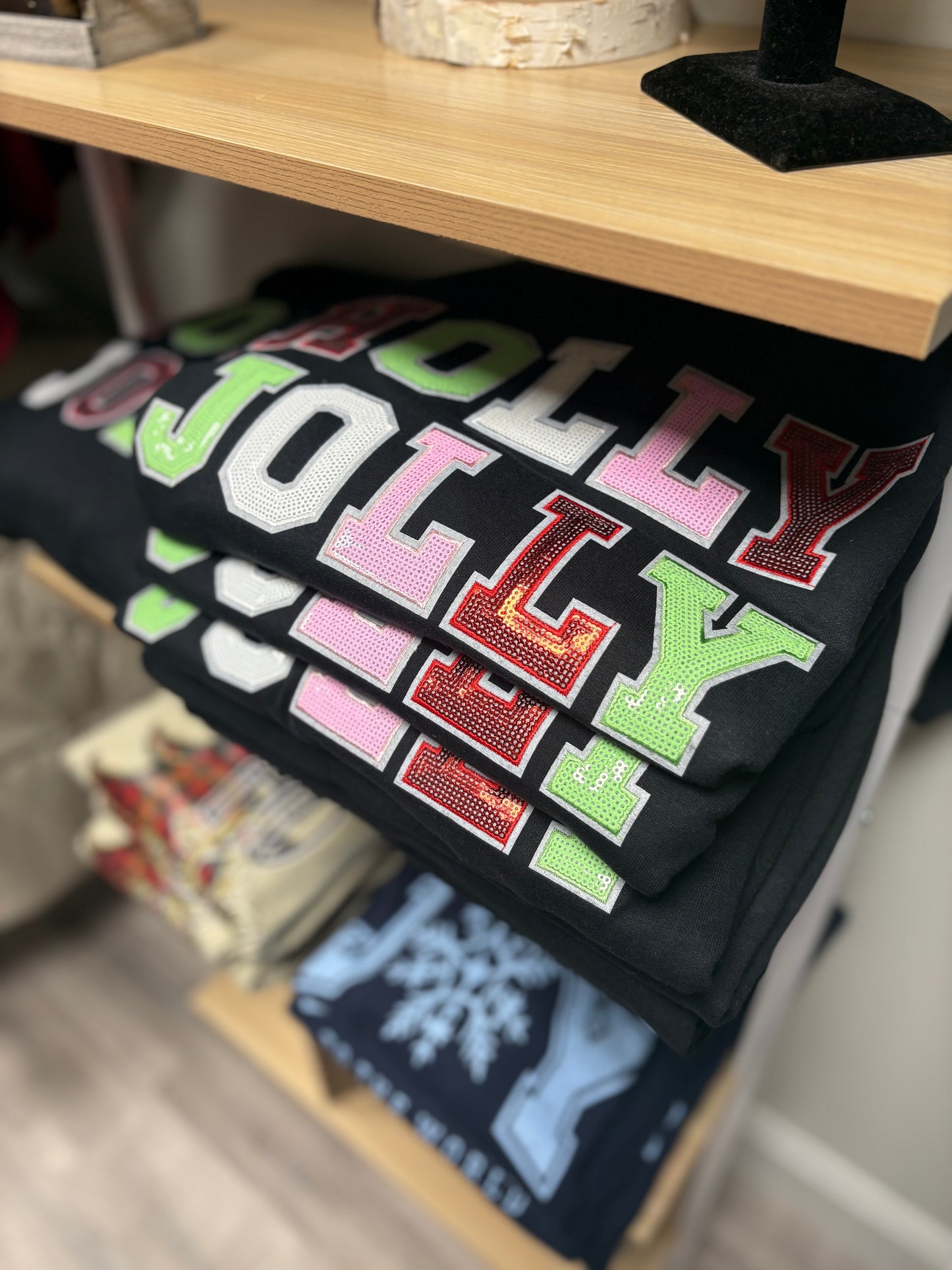 Holly Jolly Sequins Sweatshirt