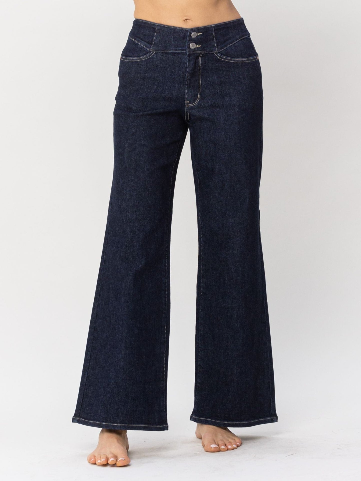 Judy Blue 88579: Tara High-Rise Wide Leg/Dk