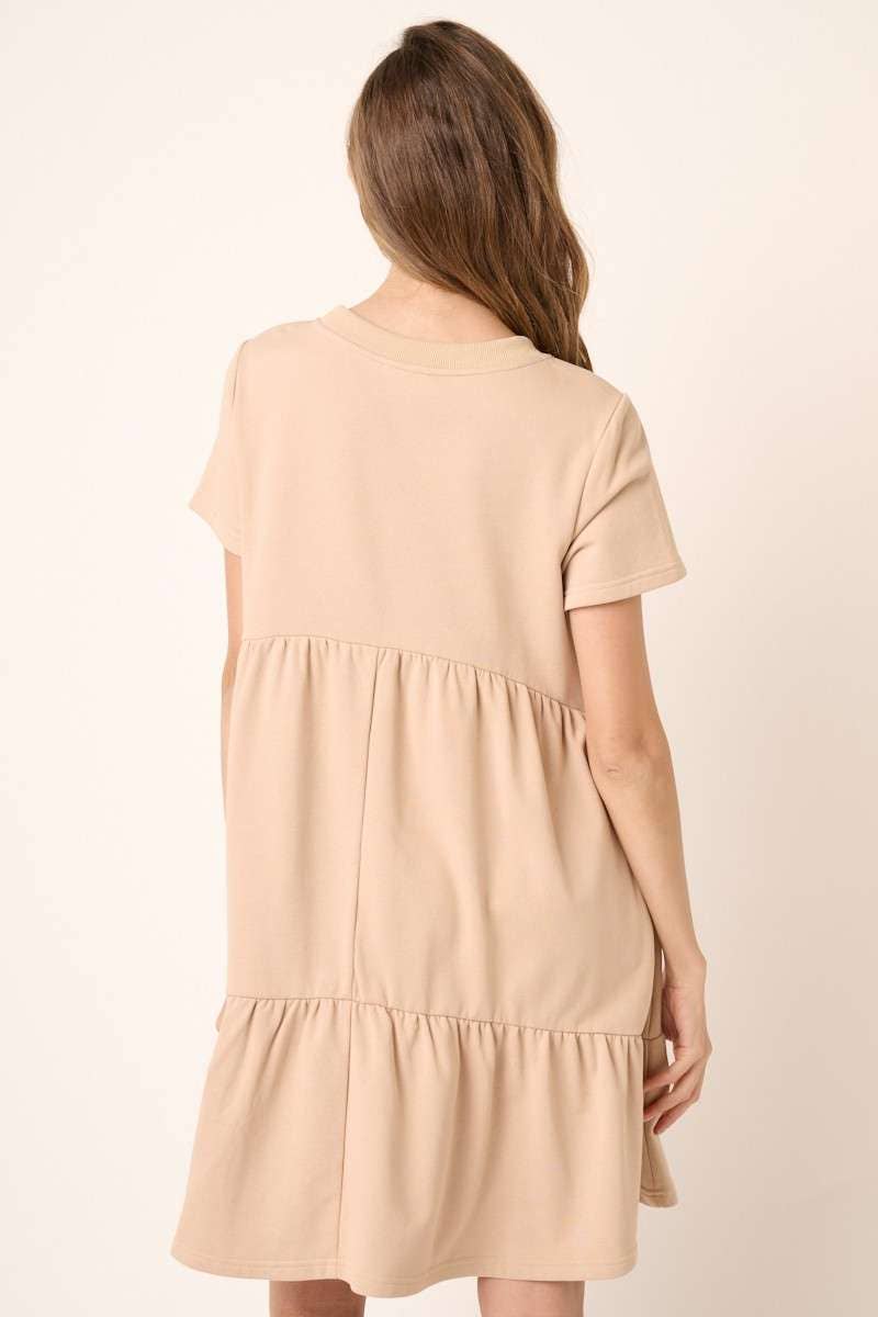 FRENCH TERRY BABYDOLL DRESS