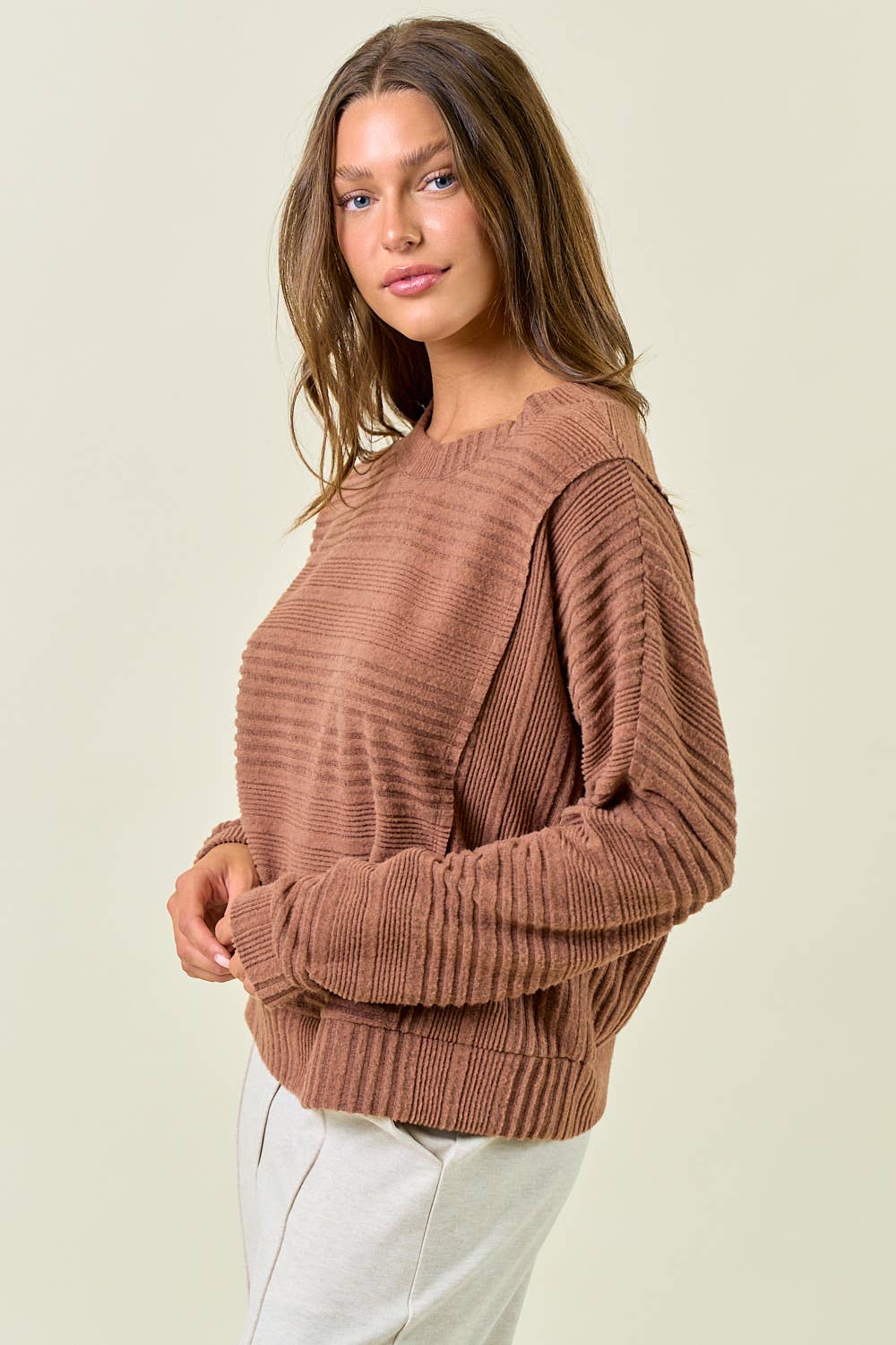 Asymmetrical Print Top