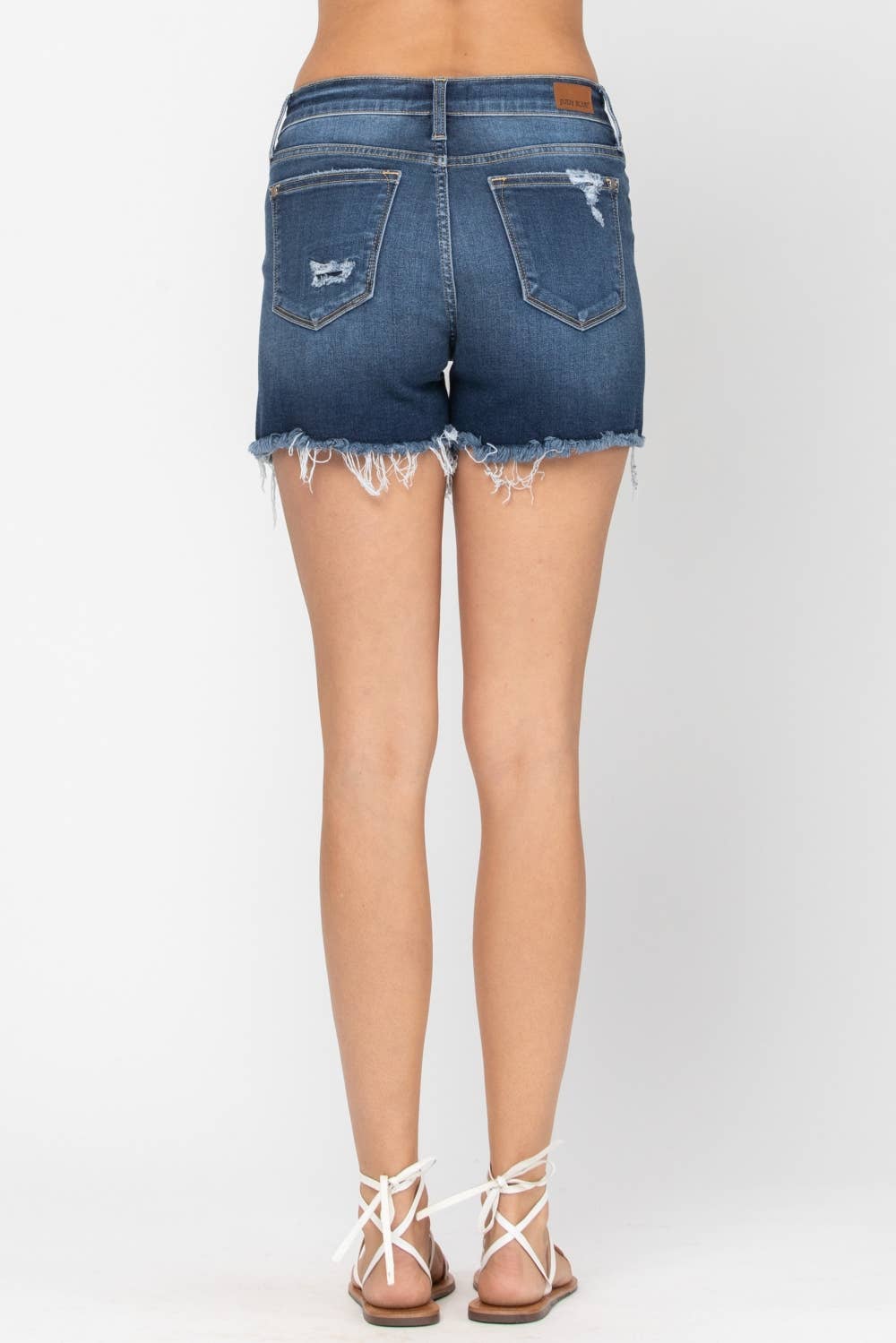 JB Mid-Rise Patch Cut Off Shorts XL