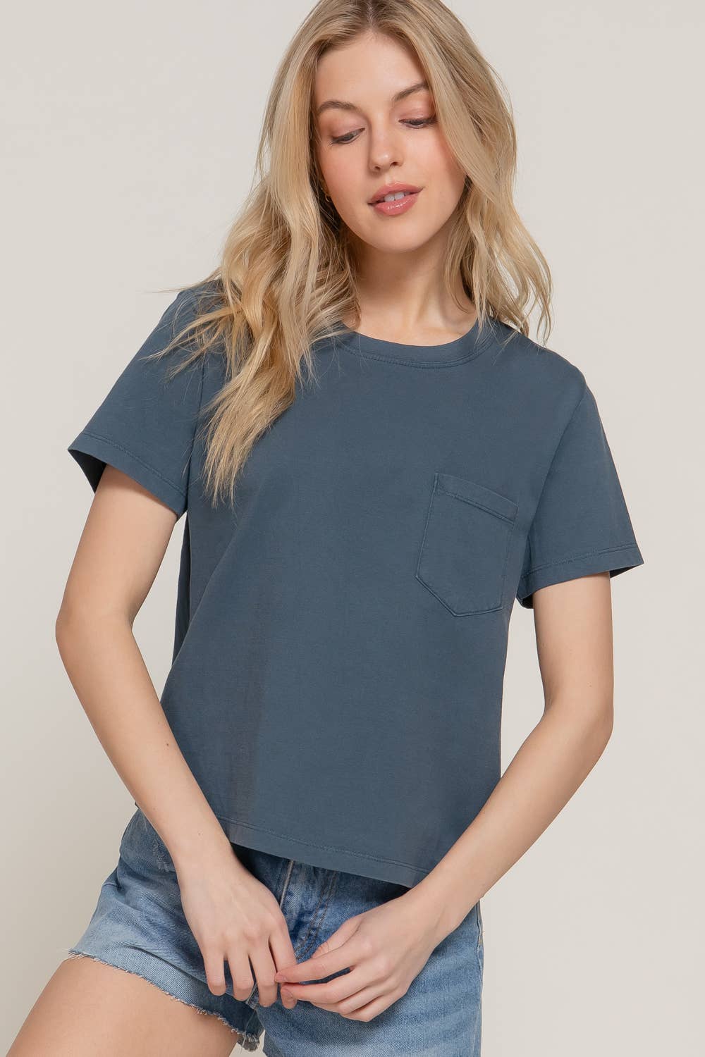 Garment Dye Pocket Tee