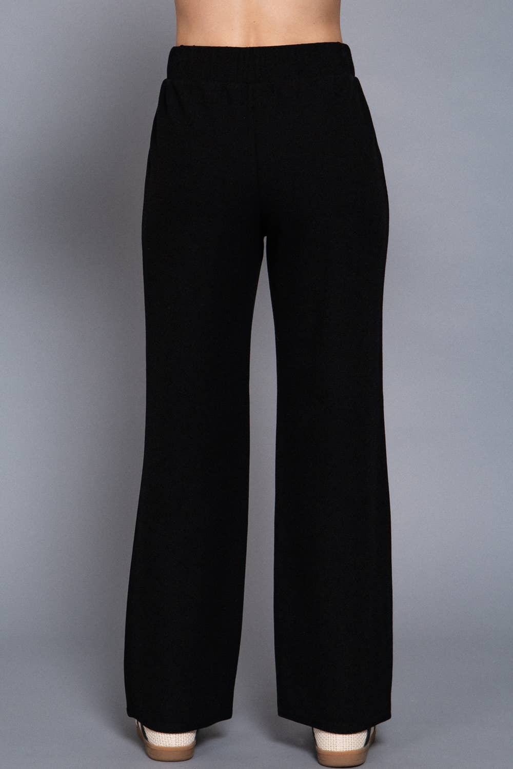 Elastic Waist Soft Knit Pants