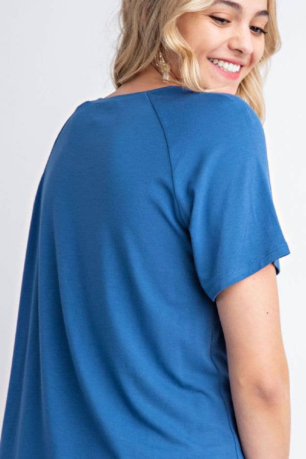Basic Scoop-neck Tee