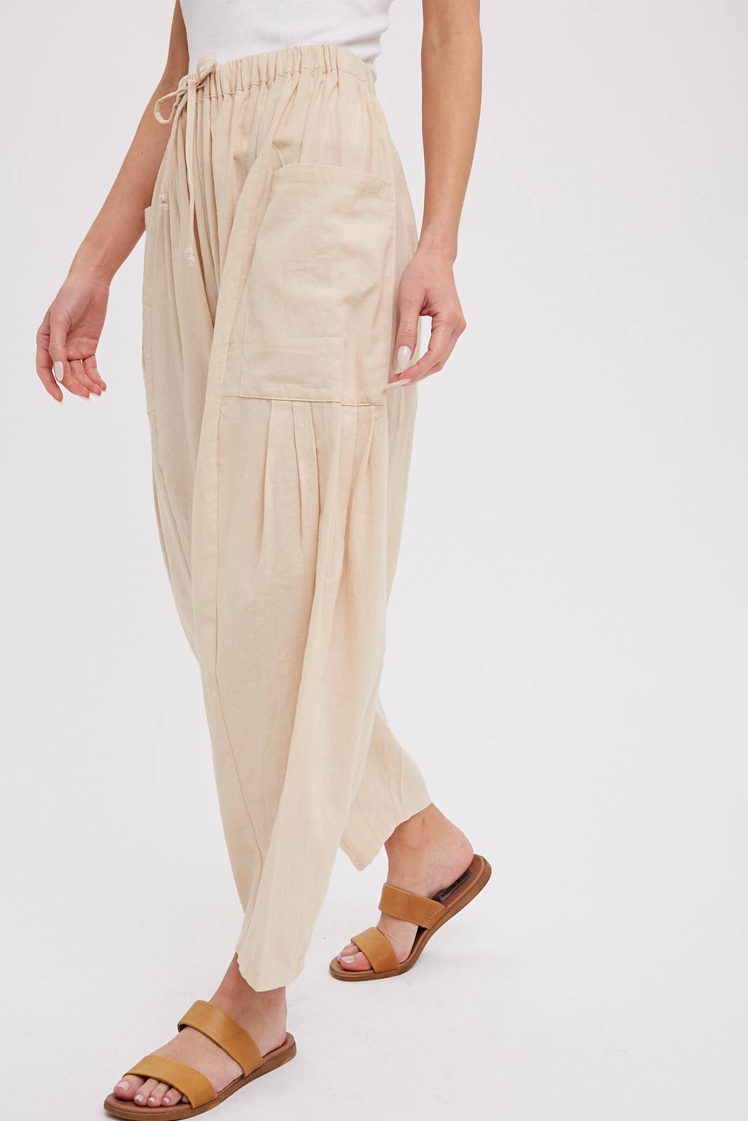 EFFORTLESS HAREM PANTS