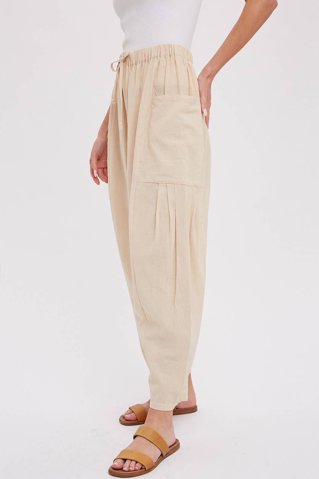 EFFORTLESS HAREM PANTS