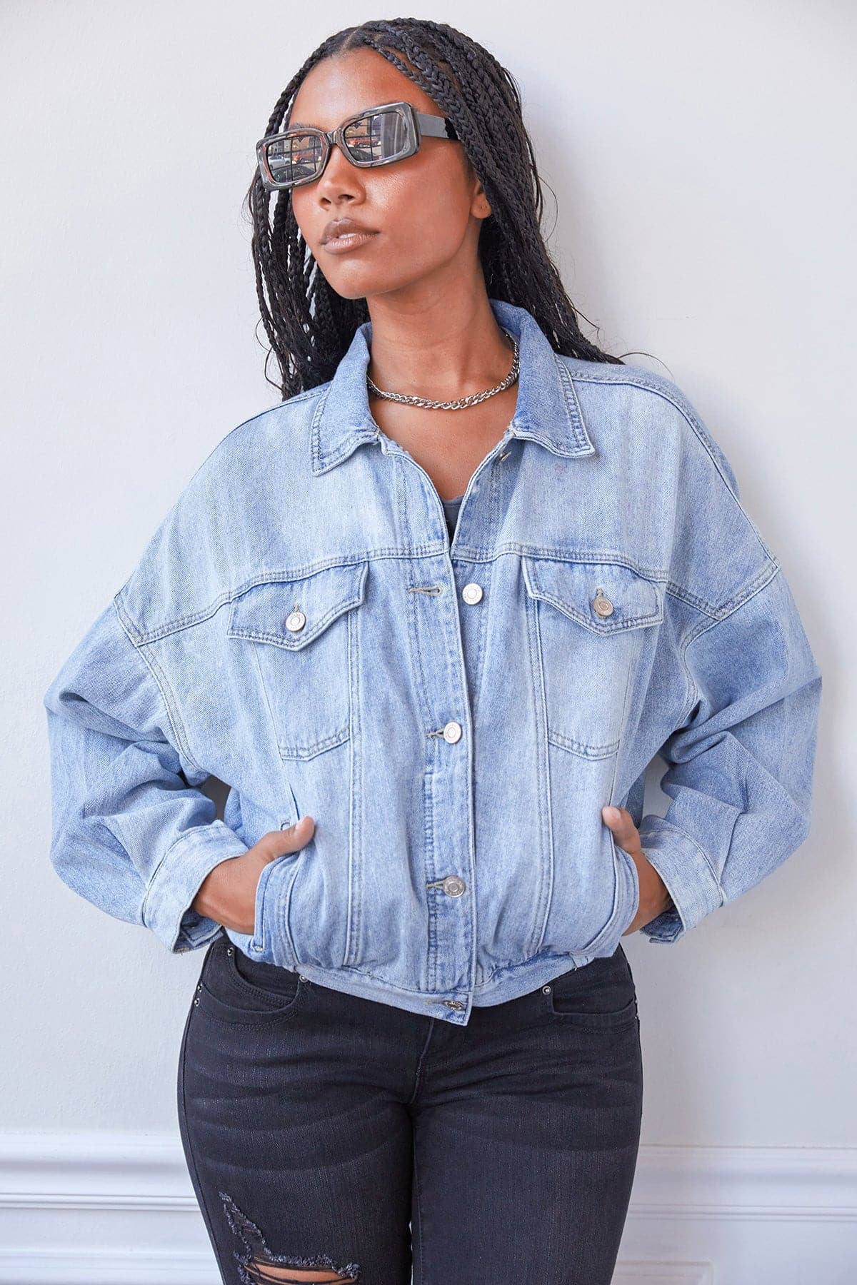 Women's 80's Style Denim Jacket