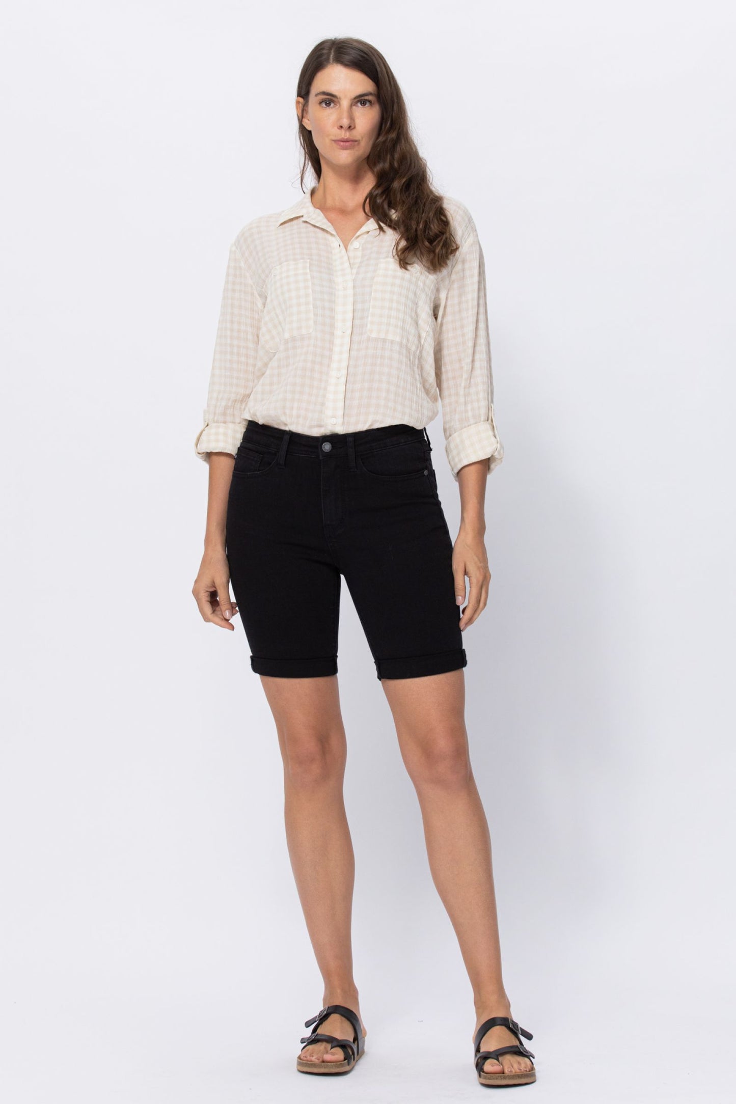 Judy Blue Black Bermuda Shorts