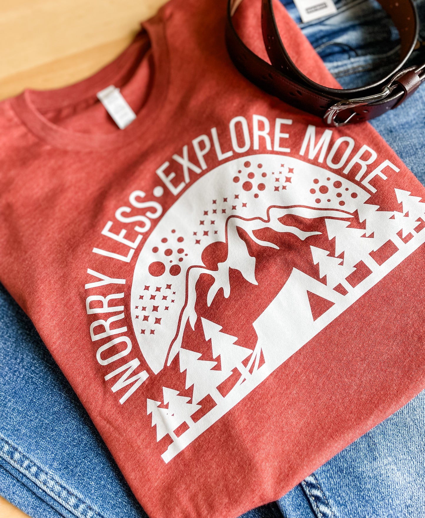 Worry Less, Explore More Tee