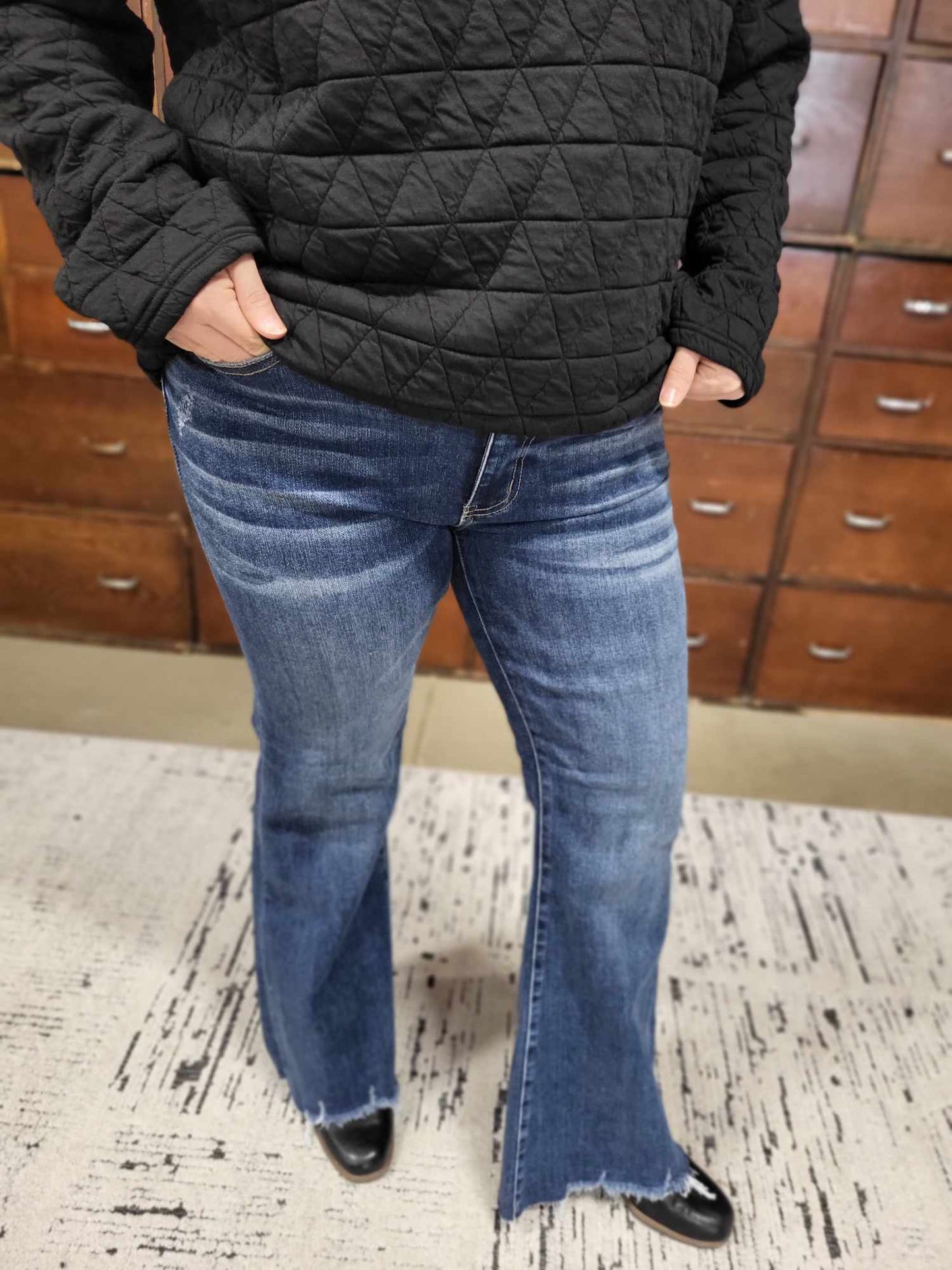 Kaylee Risen Jeans - HIGH RISE SLIM STRAIGHT JEANS