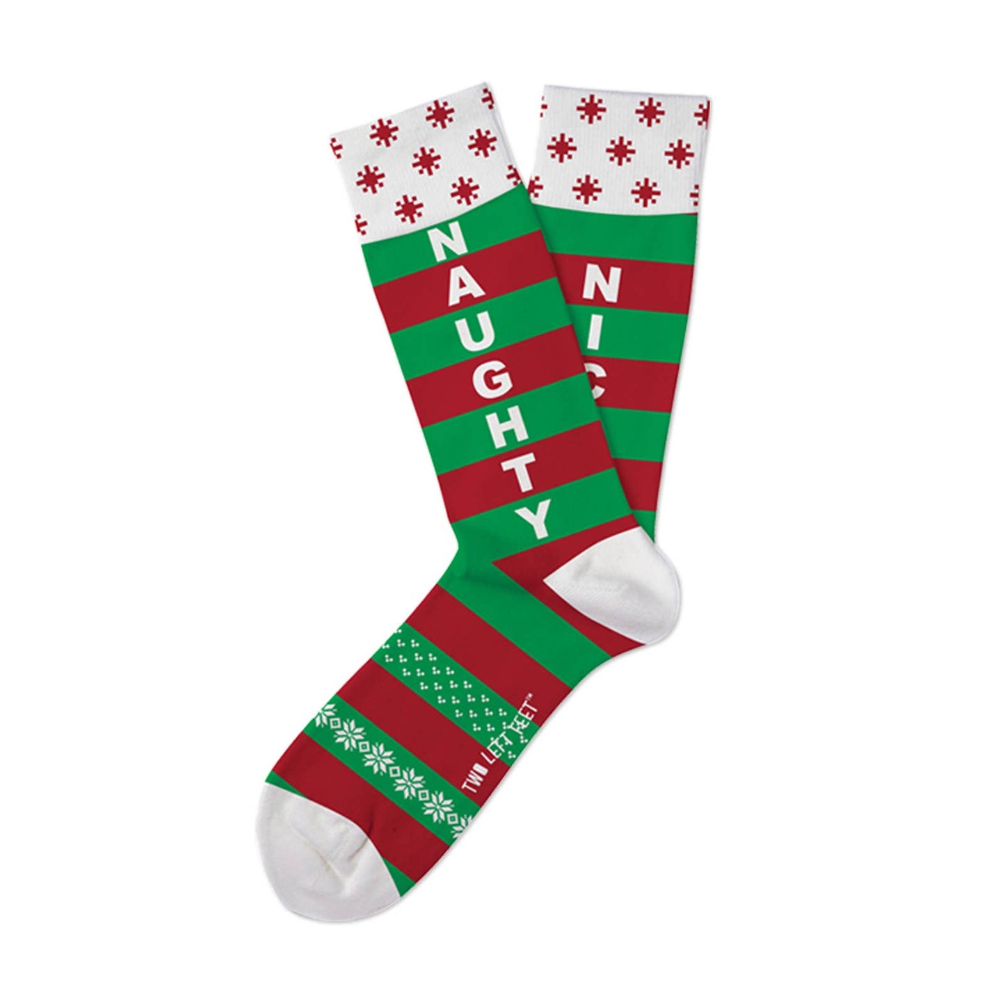 Naughty or Nice Christmas Socks