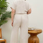 Curvy Wide Leg Linen Pants