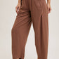 RELAXED BARREL PANTS WITH POCKETS