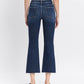 LV1618: HIGH RISE RAW HEM KICK FLARE JEANS