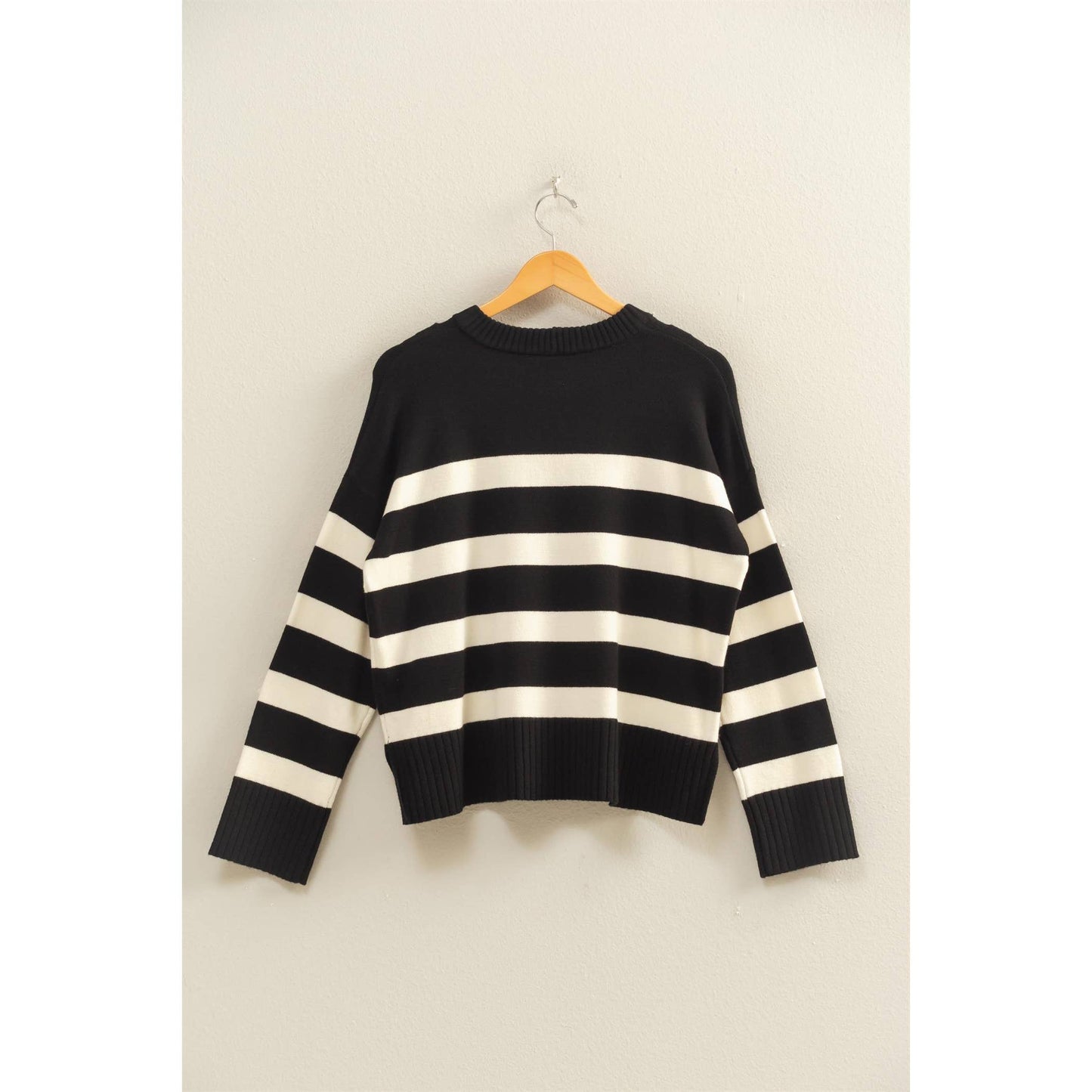 Striped Crew Neck Sweater