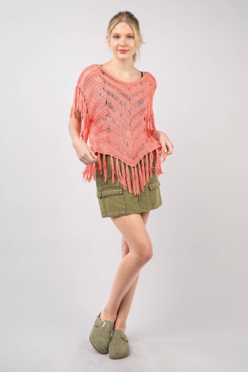 Fringe Detail Summer Sweater