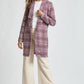 Plaid Midi Blazer