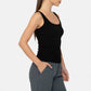 Square Neck Ribbed Tank Top