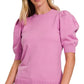 Puff Short Sleeve Sweater