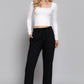 Elastic Waist Woven Pants