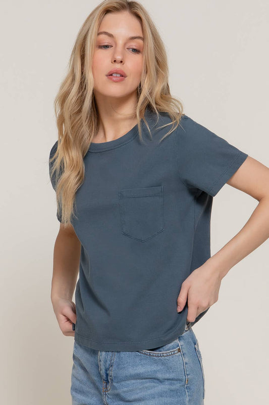 Garment Dye Pocket Tee