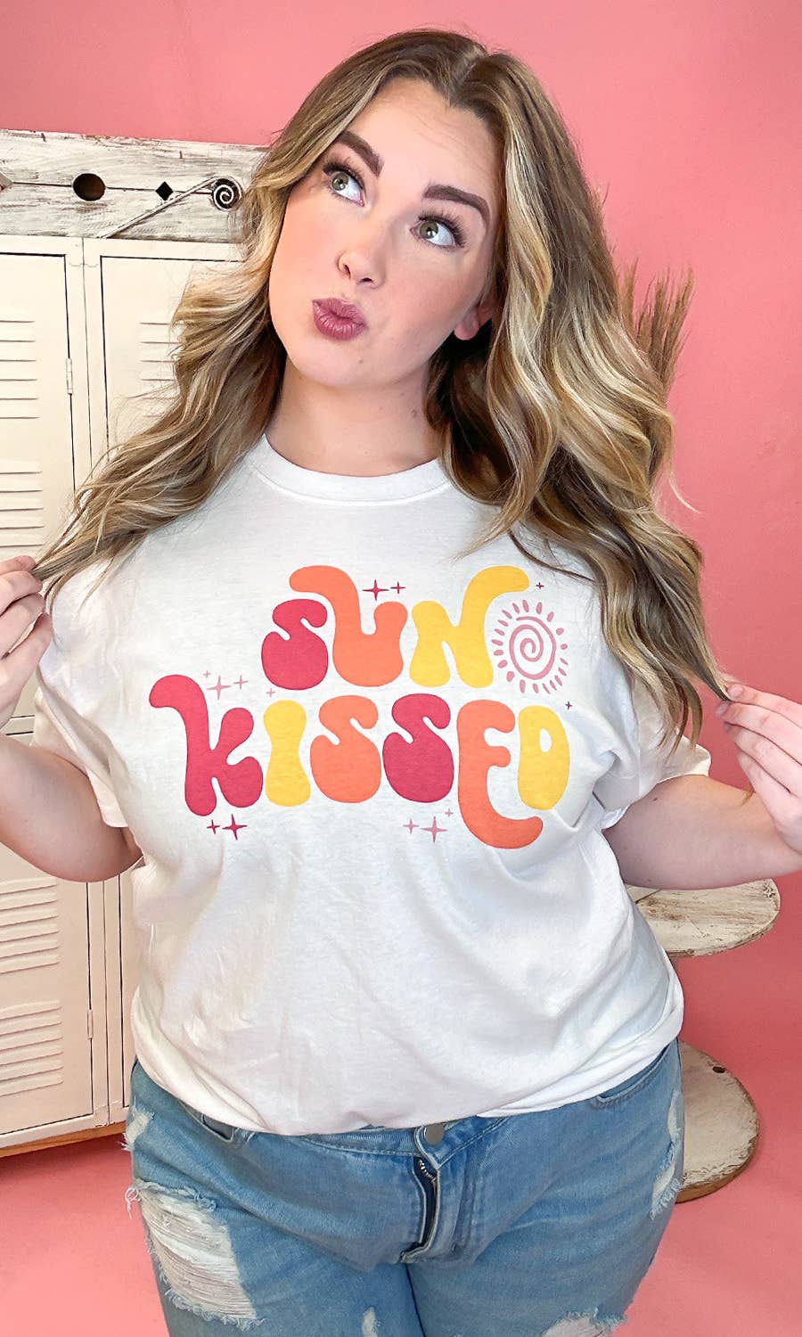 Retro Sunkissed Graphic T-shirt