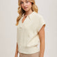 KNIT POLO SWEATER