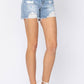 JB Hi-Rise Paint Splash Destroy Shorts XL