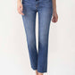 LV 1028:HIGH RISE SLIM STRAIGHT JEANS