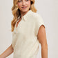 KNIT POLO SWEATER