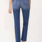 LV 1028:HIGH RISE SLIM STRAIGHT JEANS