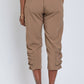 Ruched-ankle Crop Pants