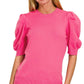 Puff Short Sleeve Sweater