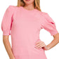 Puff Short Sleeve Sweater