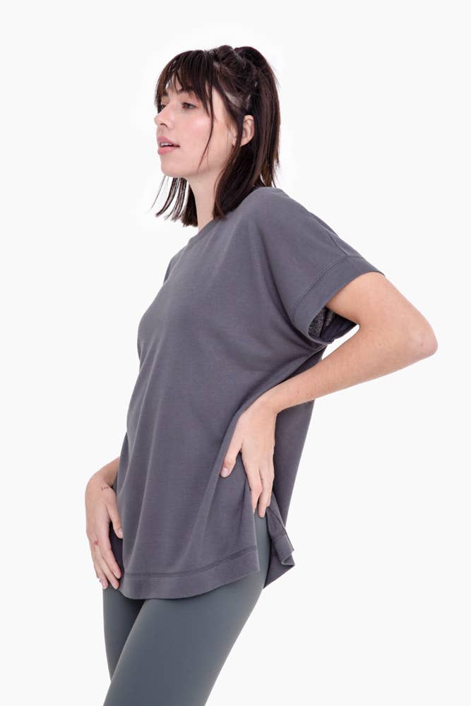 Short Sleeve Lightweight Sweatshirt