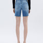 LV1659: HI-RISE RAW HEM BERM SHORTS