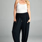 Curvy Jogger Jersey Pants