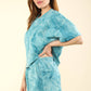 Washed Comfy Knit T op & Shorts Set