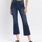 LV1618: HIGH RISE RAW HEM KICK FLARE JEANS