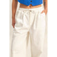 Loose Fit White Jeans